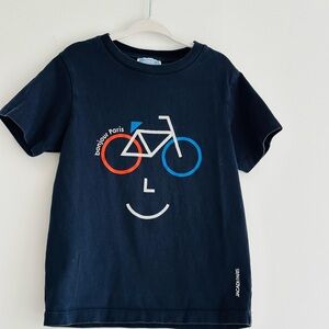 Jacardi Kids Sz5 Navy Graphic T-Shirt